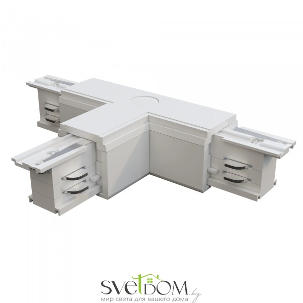 Коннектор Т-образный правый Trinity белый TRA005CT-31W-R