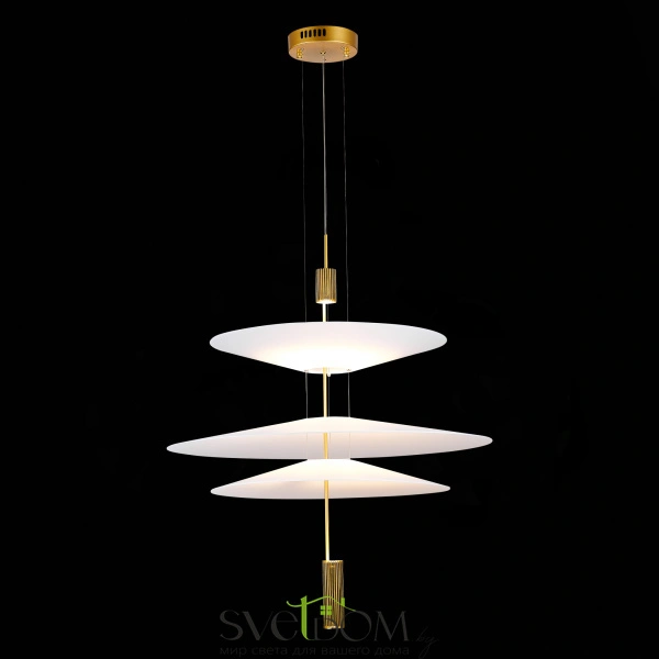 SL6101.223.01 Люстра подвесная ST-Luce Золотистый/Белый LED 1*15W 3000K ISOLA