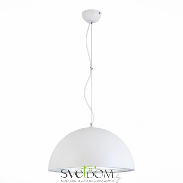 SL279.503.01 Светильник подвесной ST-Luce Белый/Белый, Серебристый E27 1*60W TAPPO
