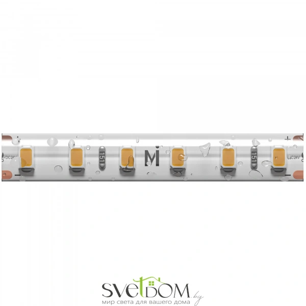 Светодиодная лента Ultra 24В 2835 9,6Вт/м 3000К 5м IP 65 201042