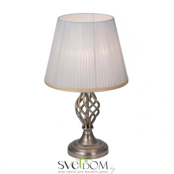 Citilux Вена CL402811 Настольная лампа с абажуром Хром