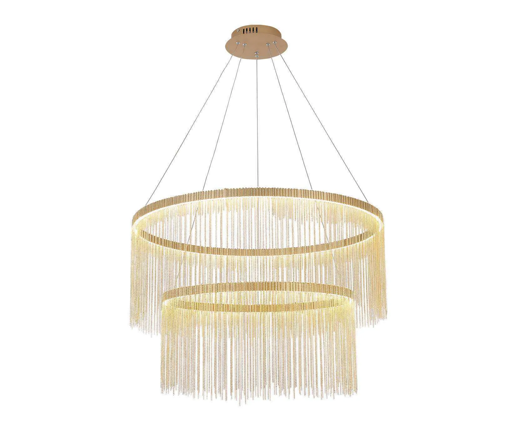 Kink Light 08260-80+60,33 Люстра Агни золото d80+60