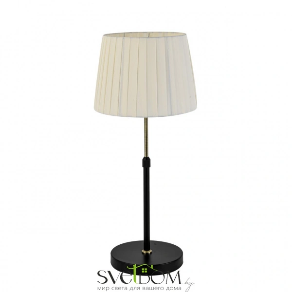 8302/1T MODERNI LN26 519 бронза/черный/бежевый, металл/текстиль Настольная лампа E27 1*60W 220V TUNE