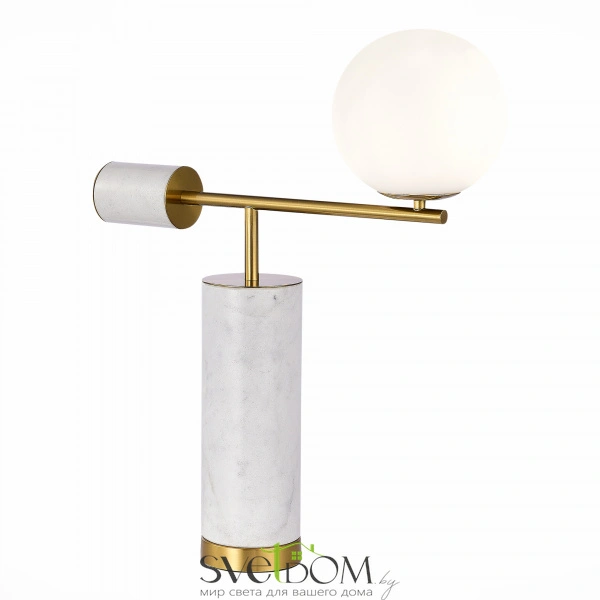 SL1008.504.01 Прикроватная лампа ST-Luce Латунь,Белый/Белый G9 1*5W DANESE