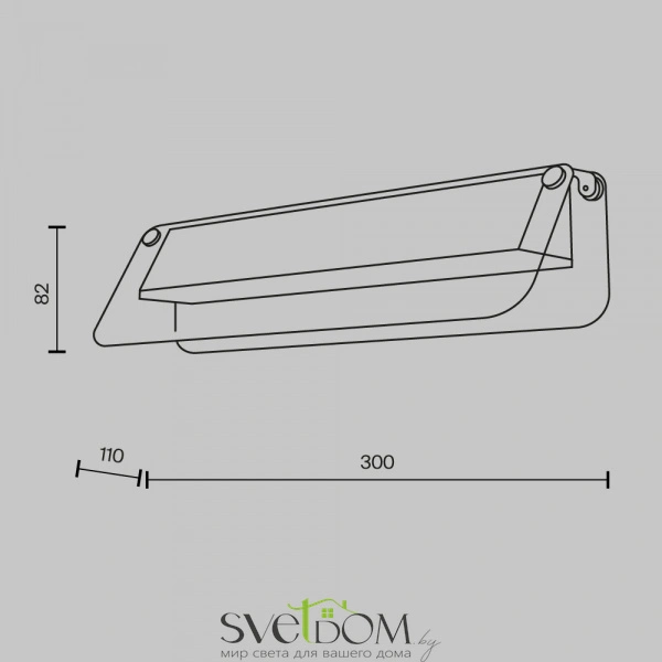 Настенный светильник (бра) Maytoni MOD296WL-L6BC3K