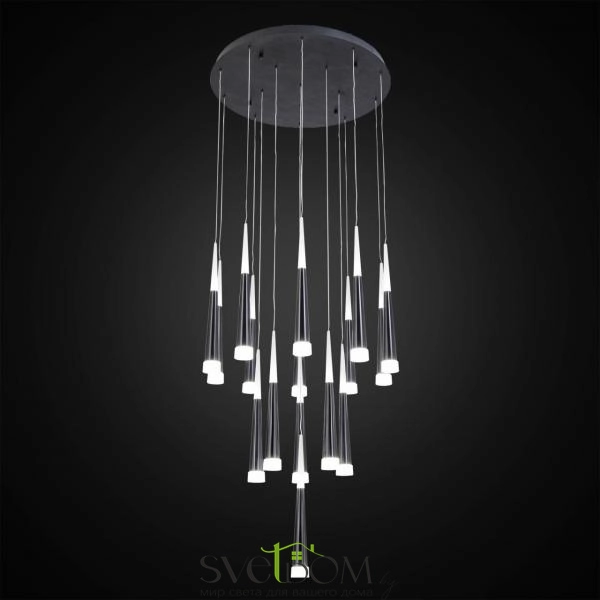 Citilux Вегас CL227161 LED Люстра каскадная Чёрная