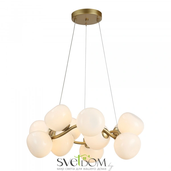 SL1519.303.12 Светильник подвесной ST-Luce Латунь/Белый G9 12*5W 4000K SWEVEN