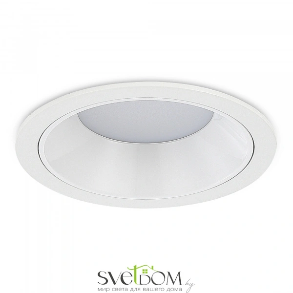 ST755.538.07 Св-к встр. Белый LED 1*7W 3000K 630Lm Ra80 120° IP20 D85xH45 100-240V Встраиваемые светильники