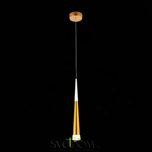 SLE200103-01 Подвес Золотистый/Золотистый, Белый LED 1*7W 3000K ORPELO