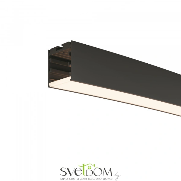 Радиусный профиль 35x35 Ø3000мм 1/8 круга черный ALM-3535R-B-D-45°-3M