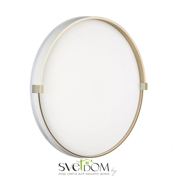 7646/ELN PALE SN 189 Светильник пластик/золотой LED 76Вт 3000/4000/6000К D490 IP43 CCT OLIDI WHITE