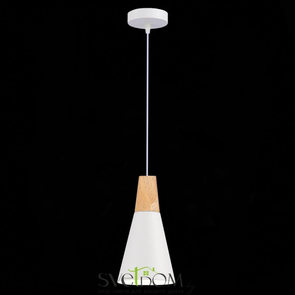 SLE125153-01 Подвес Белый/Белый, Светлое дерево E14 1*40W MODICA