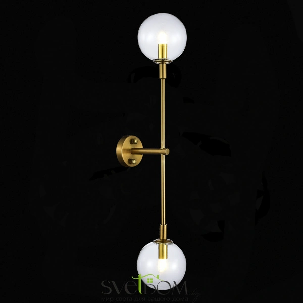 SL1506.201.02 Бра ST-Luce Золотистый/Прозрачный G9 2*5W 4000K CHIETI