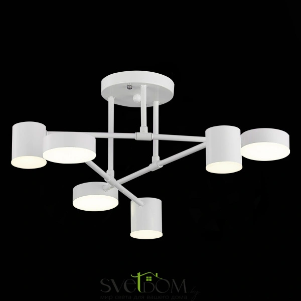 SLE201052-06 Светильник потолочный Белый/Белый LED 6*7W 4000K NOBEL