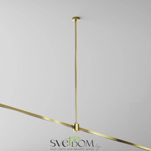 Крепление потолочное Long 700мм с прямым коннектором питания Flarity латунь TRA159C-IPC1-BS