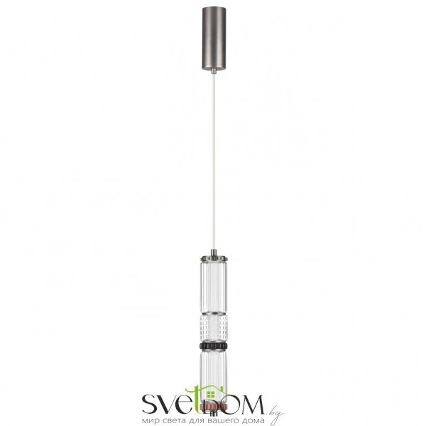 5456/12L L-VISION ODL_EX26 045 темный сатин.никель/терракот/черный Подвес LED 12W 4000K COLLIER