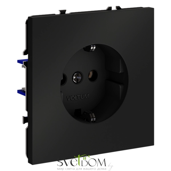 Розетки электрические с заземлением Voltum S70 VLS040108  Voltum VLS040108