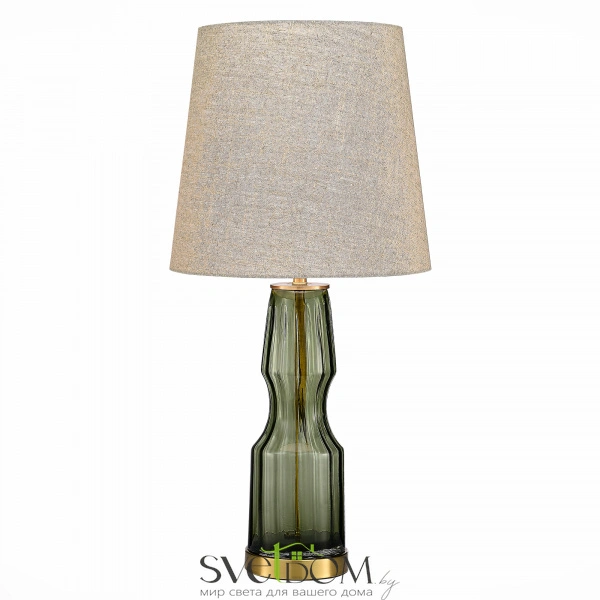 SL1005.904.01 Прикроватная лампа ST-Luce Оливковый, Латунь/Серый E27 1*40W SAYA