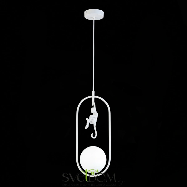 SLE115123-01 Подвес Белый/Белый E27 1*60W TENATO