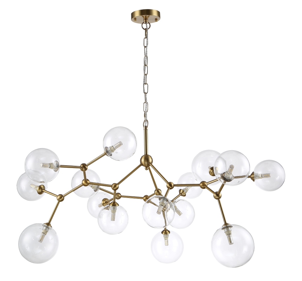 Светильник подвесной Crystal Lux MAXIMO SP15 BRONZE Crystal Lux