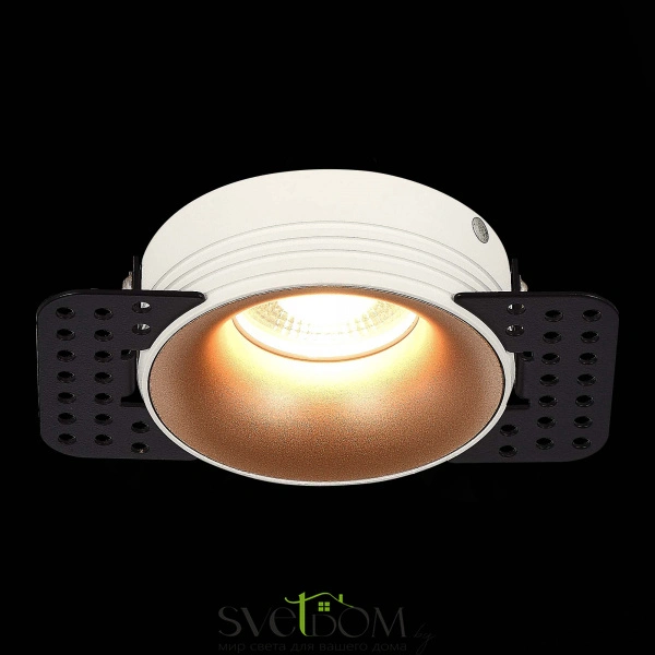 ST218.528.01 Св-к встр. Белый GU10 1*50W  IP20 D78xH30 165-265V Без ламп Встраиваемые светильники