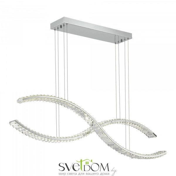 SL6206.103.50 Светильник подвесной ST-Luce Хром/Прозрачный LED 1*50W 3000K ACENO