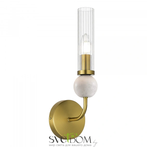 SL1244.301.01 Светильник настенный ST-Luce латунь/прозрачный E14 1*40W MEDEA