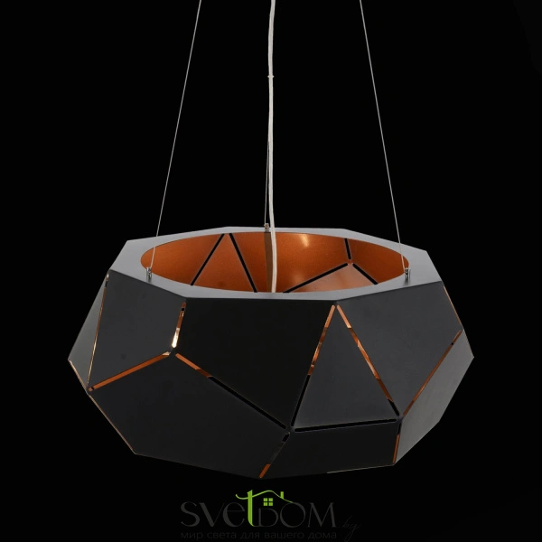 SL258.403.06 Люстра подвесная ST-Luce Черный/Черный, Золото E14 6*40W ENIGMA