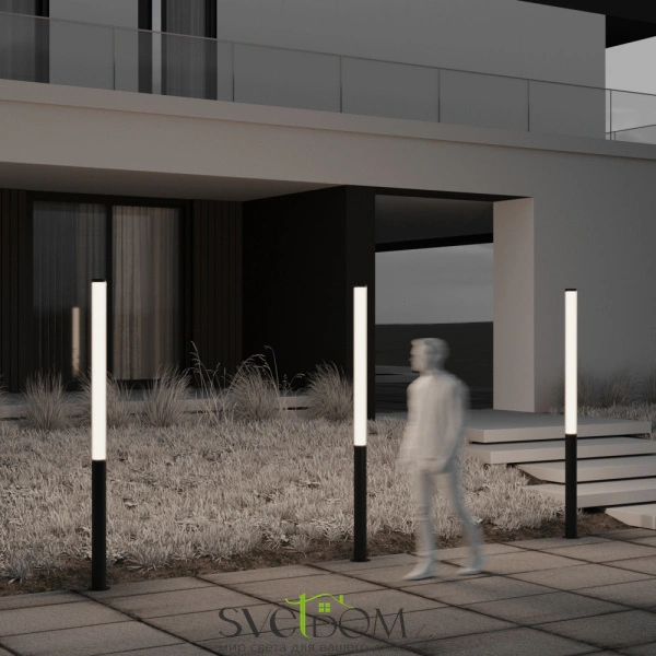 Садово-парковый светильник Outdoor O467FL-L100B3K