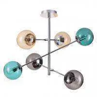 4454/6C MODERNI LN20 142 хром, разноцветный Люстра потолочная E14 6*40W 220V SIERRA