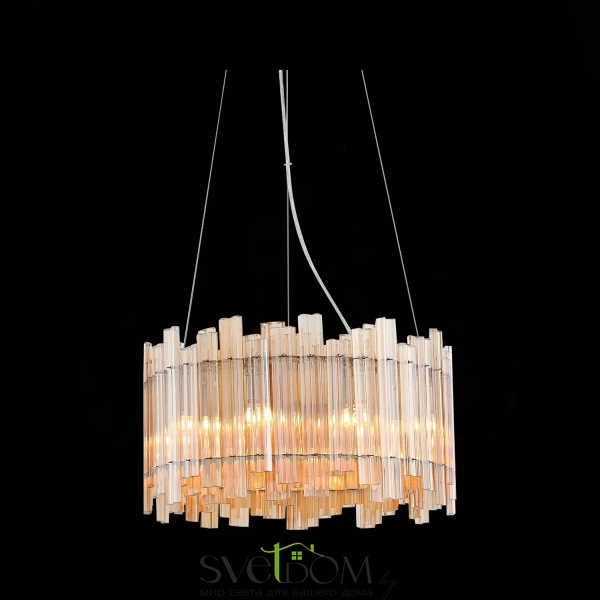 SL400.103.09 Люстра подвесная ST-Luce Хром/Янтарный G9 9*5W VERSITA