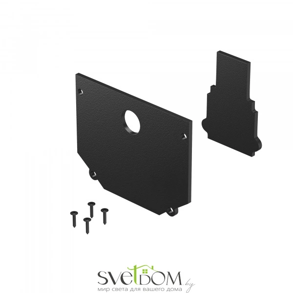 Комплект заглушек к шинопроводу Exility для монтажа в натяжной ПВХ потолок (внешняя 2 шт+внутренняя 2 шт) TRA034EC-SCH-42B