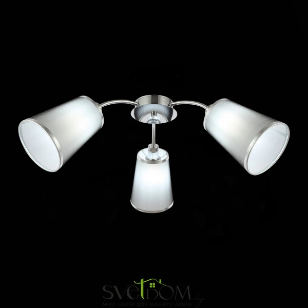 SLE103002-03 Светильник потолочный Хром/Черный E14 3*40W MALEONTE