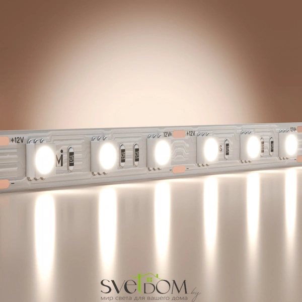 Светодиодная лента Base 12В 5050 14,4Вт/м 6000K 5м IP 20 201185