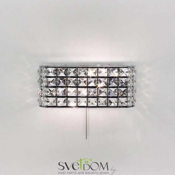 Citilux Портал CL324401 Бра хрустальное с выключателем Хром