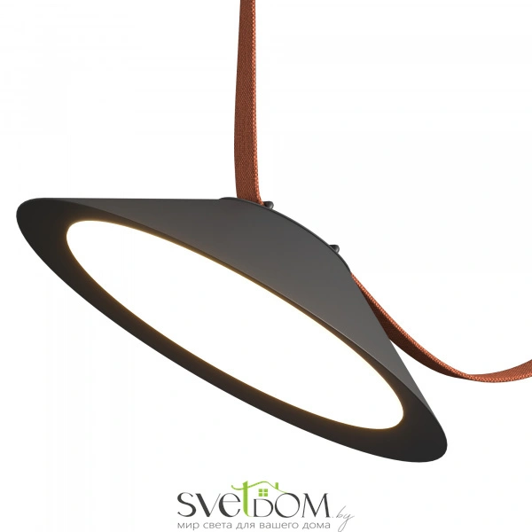 ST454.436.12 Св-к трек. Черный LED 1*12W 3000K 680Lm Ra90 120 IP20 D300xH71 48V BAND