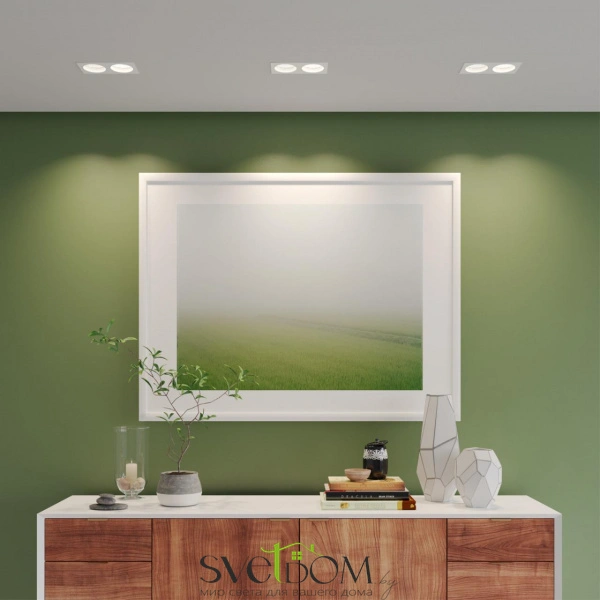 371007 WIR NT25 000 белый Светильник встраиваемый IP20 GX53 12W 220-240V GEMINI