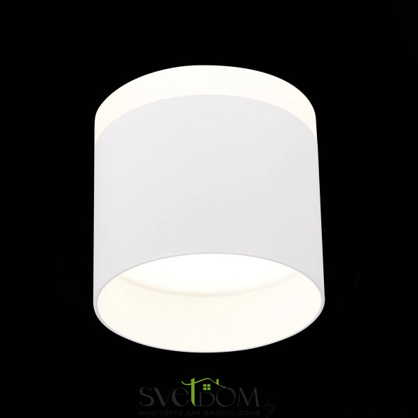 ST102.542.12 Светильник потолочный Белый LED 1*12W 4000K 936Lm Ra>80 120° IP20 D100xH90 170-240V Накладные светильники