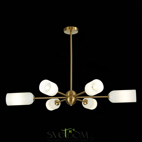 SL1180.202.06 Люстра потолочная ST-Luce Золотистый/Белый E14 6*40W TREVISO