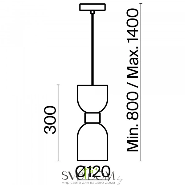 Подвесной светильник Freya FR5203PL-01CH1