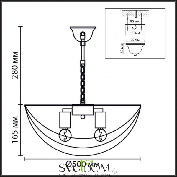 8377/5 NEOCLASSI LN26 208 хром/прозрачный, металл/хрусталь Люстра подвесная E27 5*60W 220V AMALIA