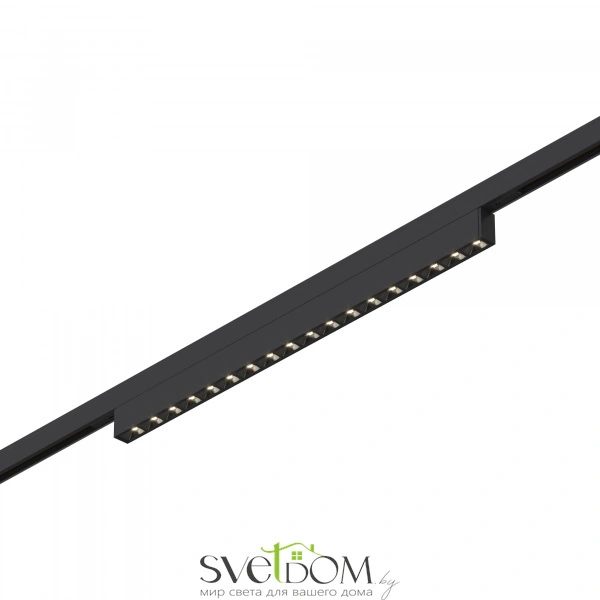 ST666.446.15 Магнитный трековый светильник Черный LED 1*15W 4000K 640Lm Ra>90  IP20 L292xW10xH18 24V SUPER5