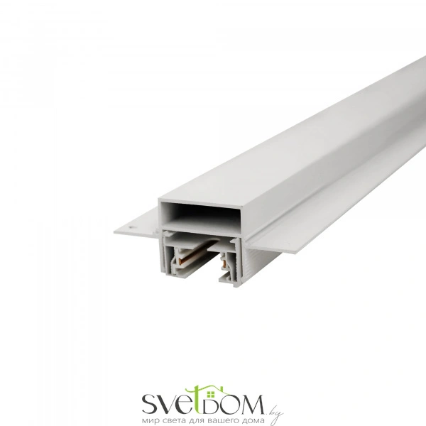 ST001.529.02 Профиль для монтажа Однофазного шинопровода в ГКЛ потолок (2м) ST-Luce Белый Длина 2 00 Однофазная трековая система