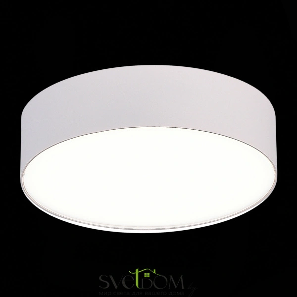 ST606.542.27 Светильник потолочный Белый LED 1*27W 4000K 2 340Lm Ra>85 120° IP20 D220xH55 185-265V Накладные светильники