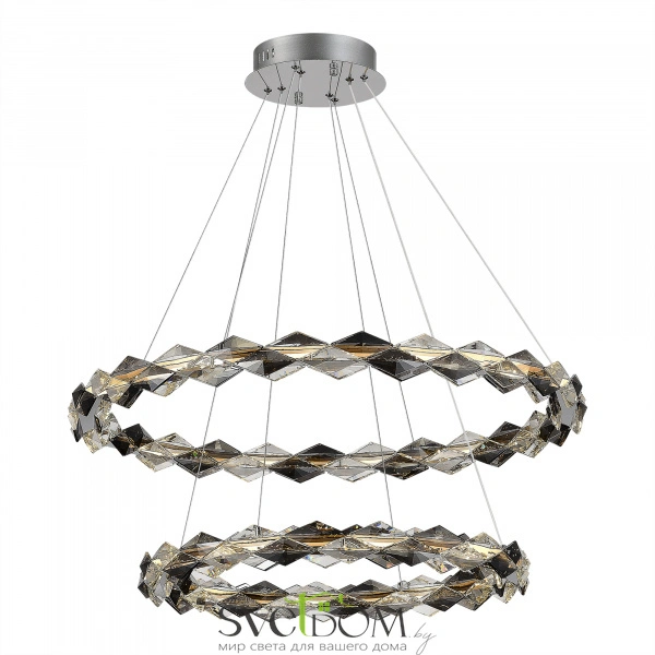 SL6009.103.02 Люстра подвесная ST-Luce Золотистый/Прозрачно-Дымчатый LED 1*45W 3000K DIAMANTA