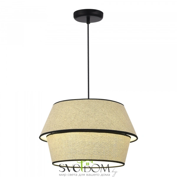 SL1354.413.01 Светильник подвесной ST-Luce Черный/Бежевый, Черный E27 1*40W JACKIE