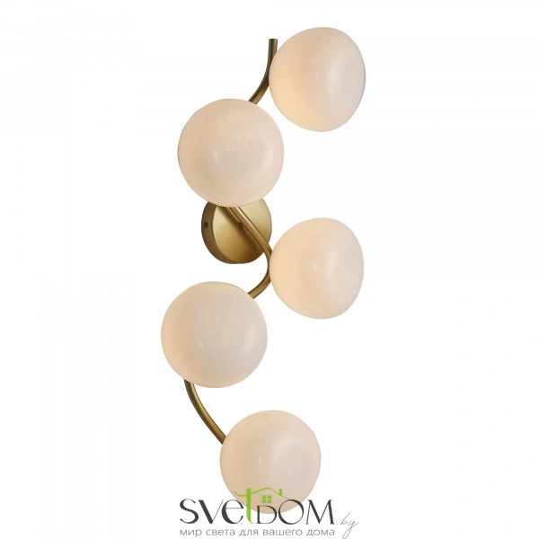 SL1519.301.05 Светильник настенный ST-Luce Латунь/Белый G9 5*5W 4000K SWEVEN