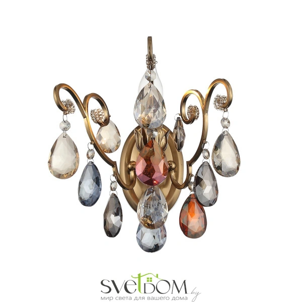 SL421.301.01 Бра ST-Luce Бронза/Мульти E14 1*40W VIANETA