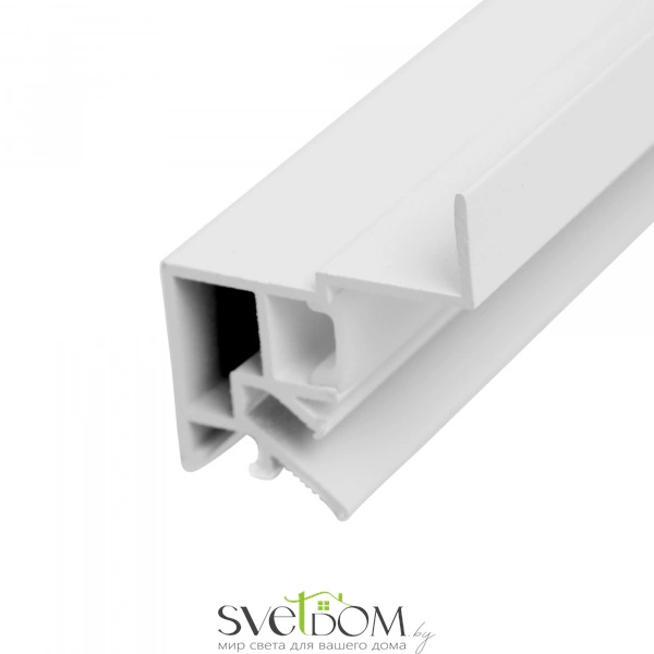ST038.529.01 Парящий профиль под натяжной ПВХ потолок ST-Luce Белый Длина 2 000мм Светодиодные ленты