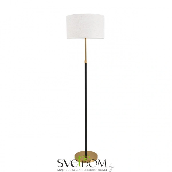 8358/1F CLASSI LN26 521 медь/черный/белый, металл/текстиль Торшер E27 60W 220V IRISA
